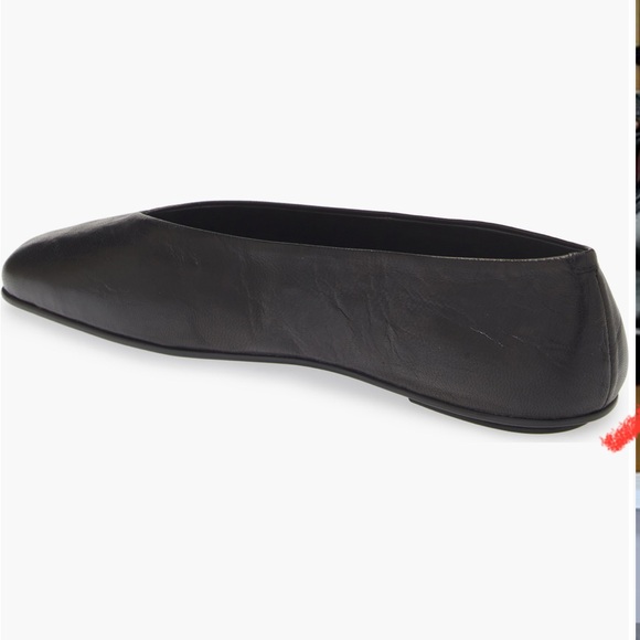 Jeffrey Campbell black Leather Fathom flats - Picture 2 of 3